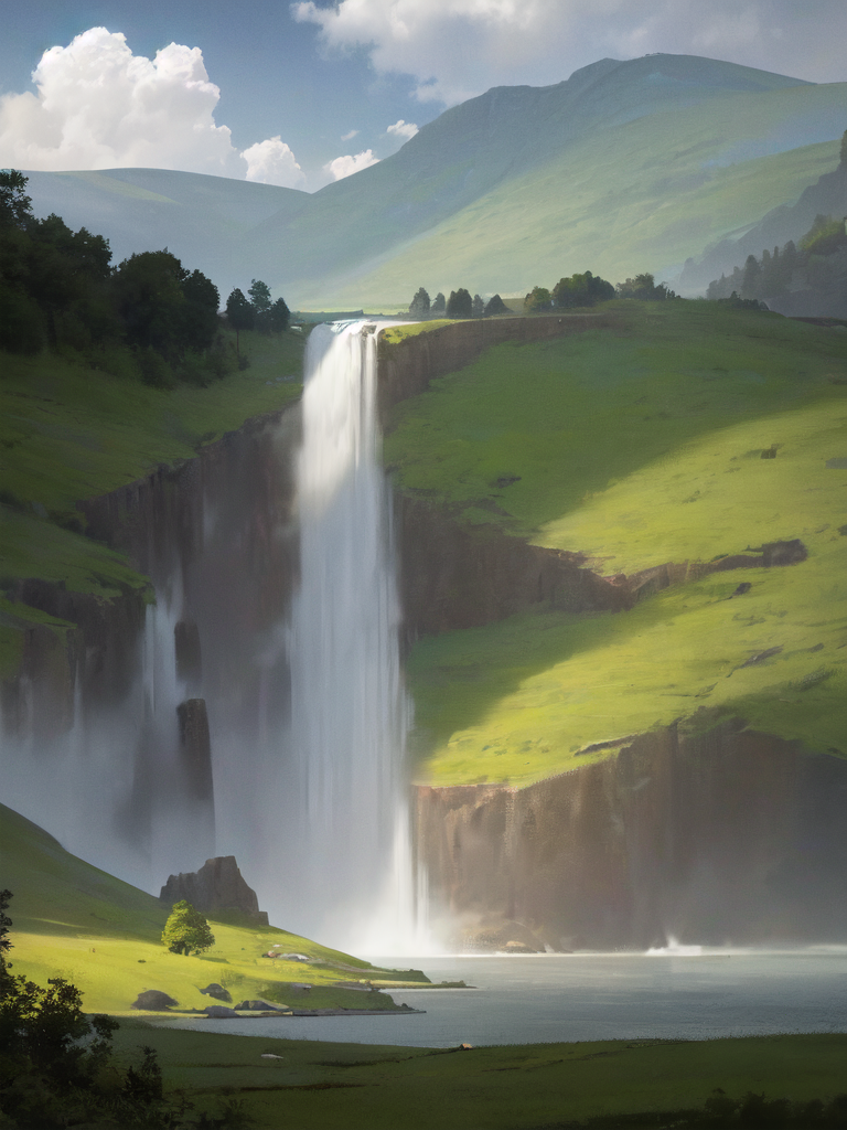 03451-3550379255-ConceptArt, scenery, no humans, cloud, mountain, sky, nature, waterfall, outdoors, water, tree, landscape, forest, river, fog, g.png